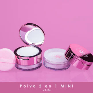 MINI POLVO SUELTO TRANSLUCIDO 2 EN 1 BLOOMSHELL