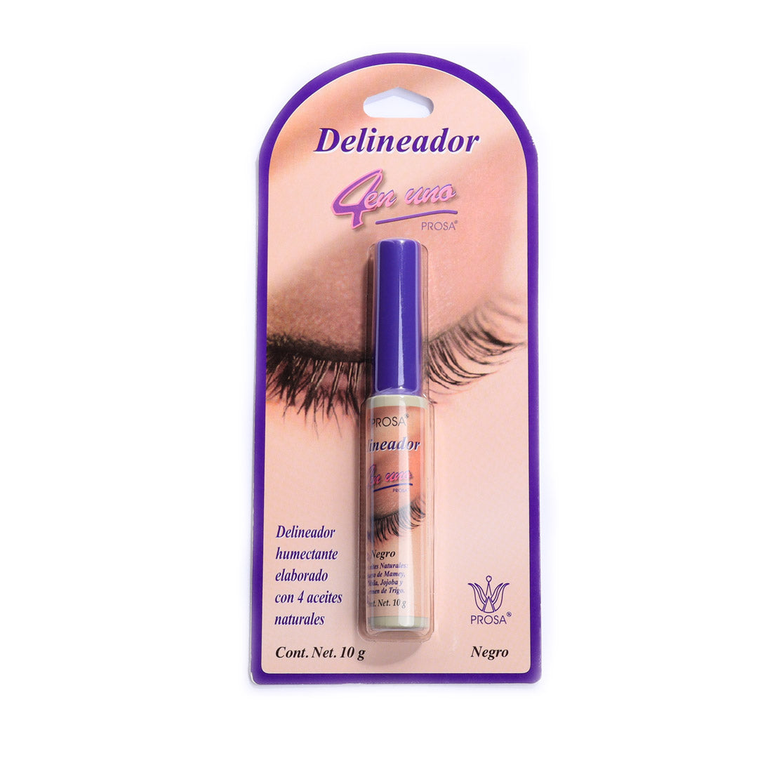 Delineador Prosa Pincel Negro (Blister)