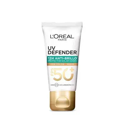 Protector Solar Loreal Anti-Brillo Color Medio SPF50 *40GR*