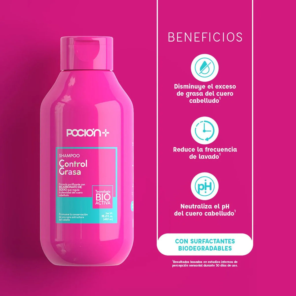 Shampoo Control Grasa Pocion