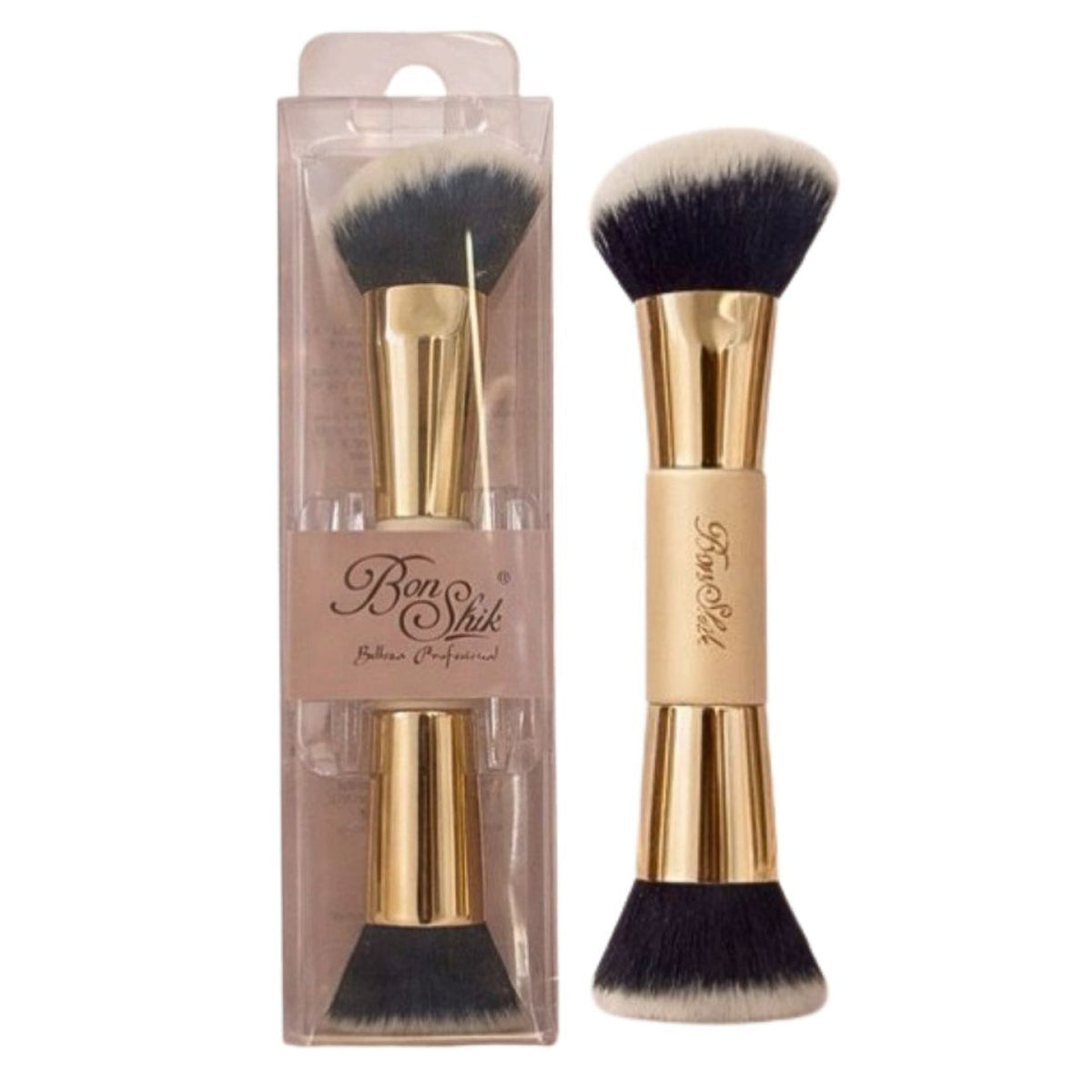 Brocha Doble Para Base y Corrector Bonshik