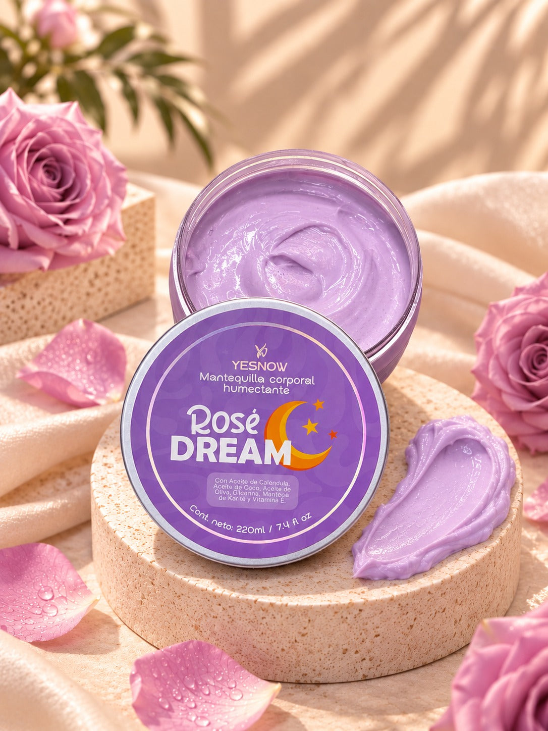 Mantequilla Corporal Yesnow Rosé Dream 220ml
