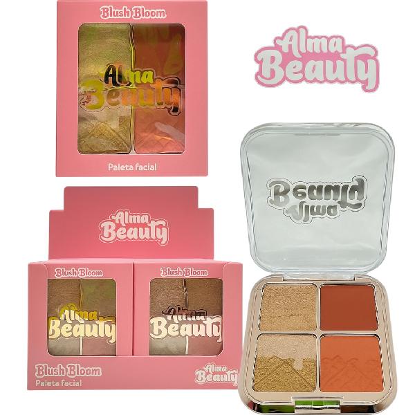 Cuarteto Rubores E Iluminadores Alma Beauty