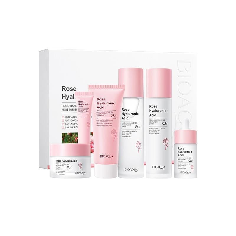 Kit Rosas Acido Hialurónico X6 Productos Bioaqua.