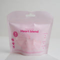Set De Borla Corazon Rosado Montoc