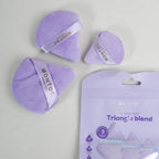Set De Borla Triangular Lila Montoc