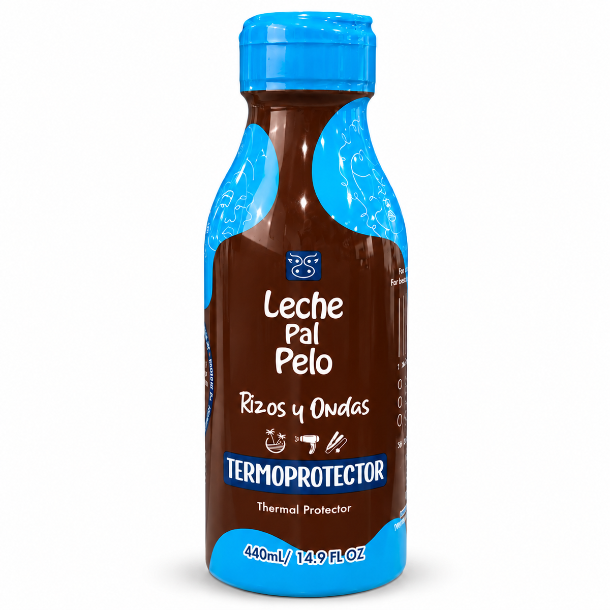 Termoprotector Rizos y Ondas 440ml Leche Pal Pelo
