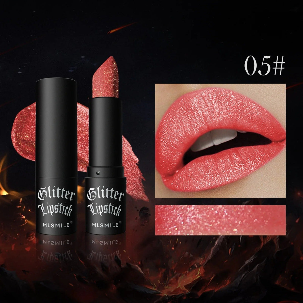 Labiales con glitter MLSMILE