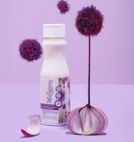 Acondicionador Antifrizz con Cebolla y Péptidos Milagros