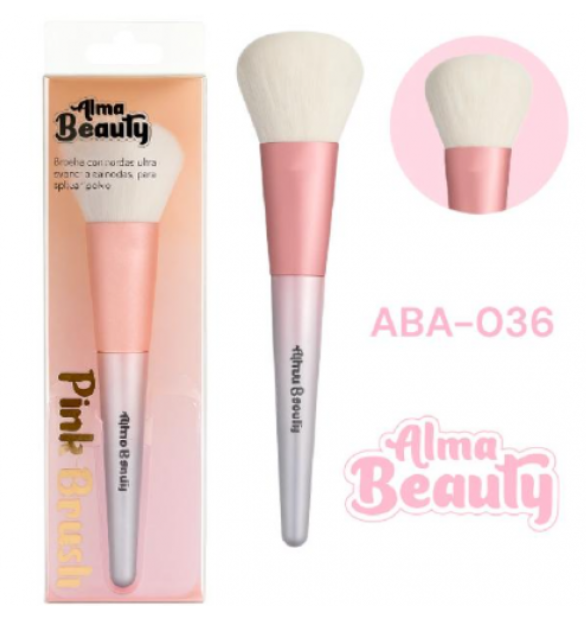 Brocha Pink Brush Polvo Alma Beauty
