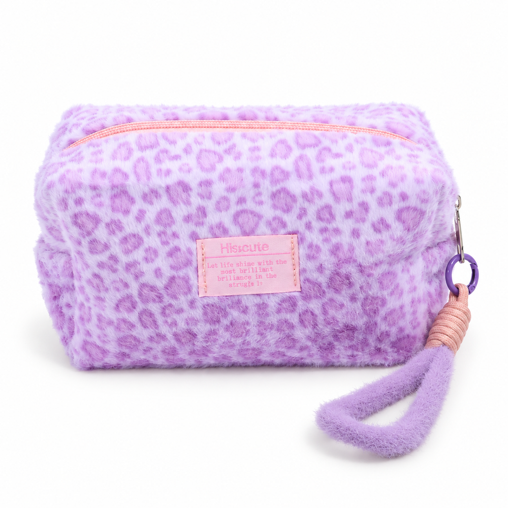 COSMETIQUERA PELUCHE ANIMAL PRINT HISSCUTE