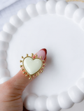 Anillo Corazon Blanco