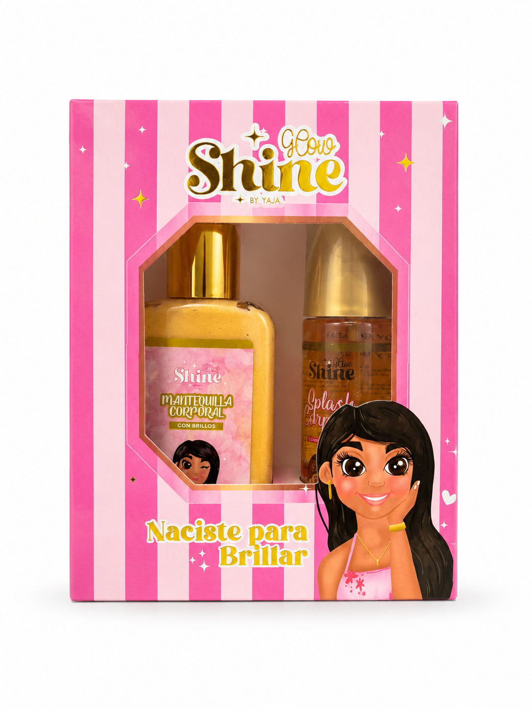 Mini Kit Dorado Glow Shine By Yaja (Mantequilla + Splash)