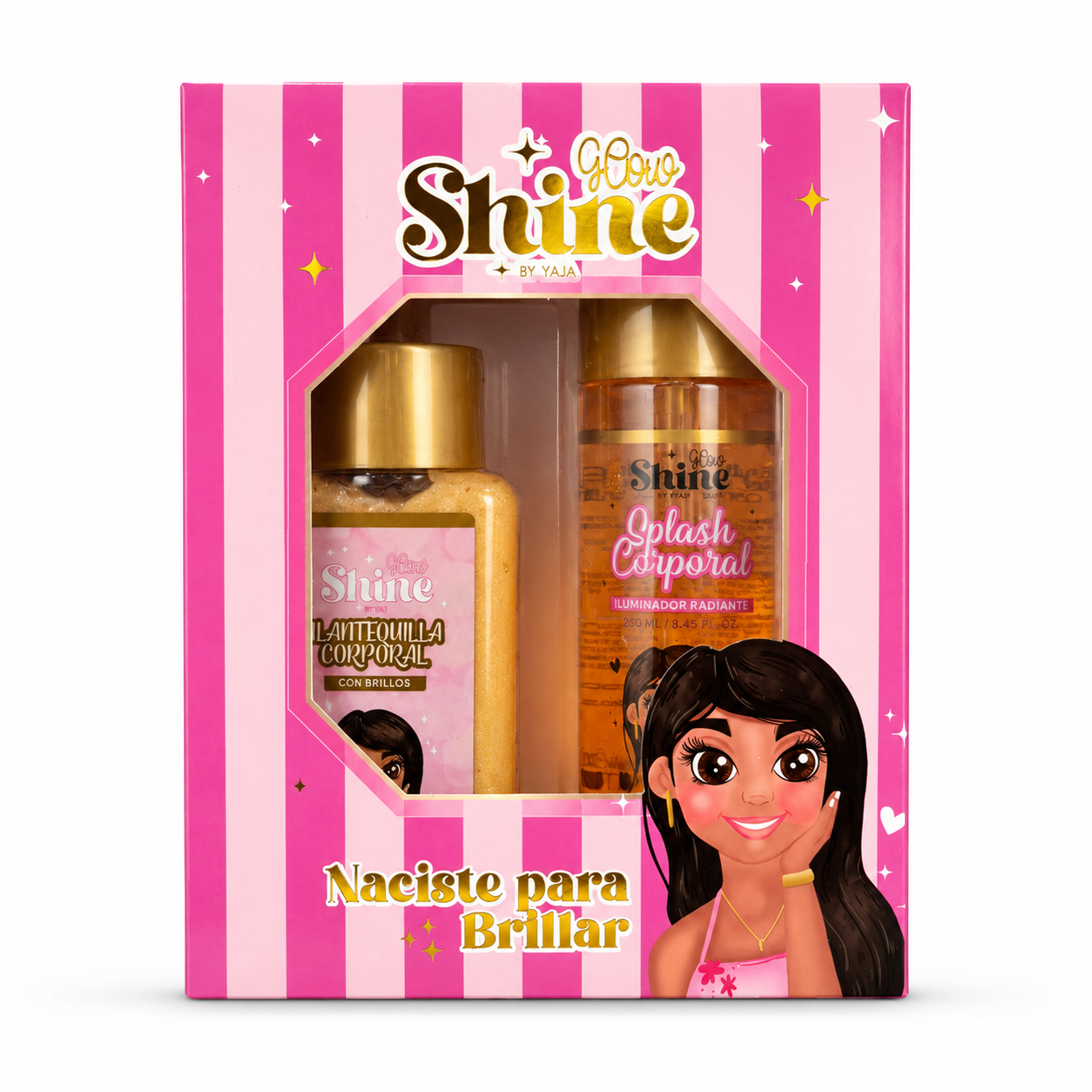 Kit Grande Dorado Glow Shine By Yaja (Mantequilla + Splash)