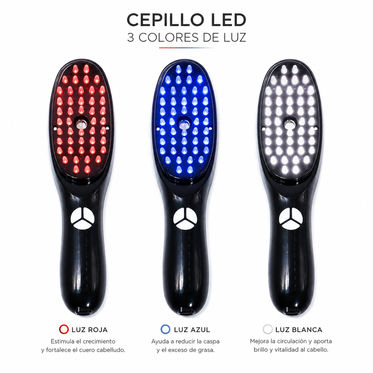 Cepillo Masajeador Capilar Nanofog