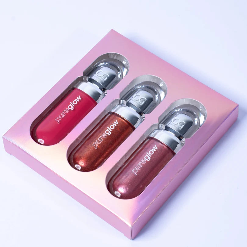 Kit Brillo Labial Pure Glow X3 Ed Limitada Og