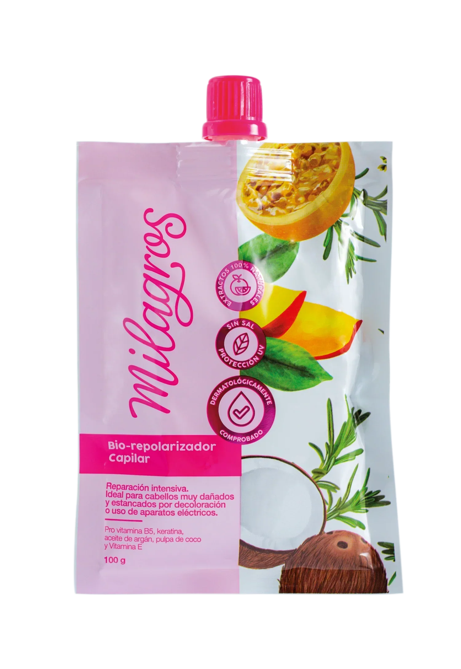 Tratamiento Biorepolarizador Capilar Milagros Sachet