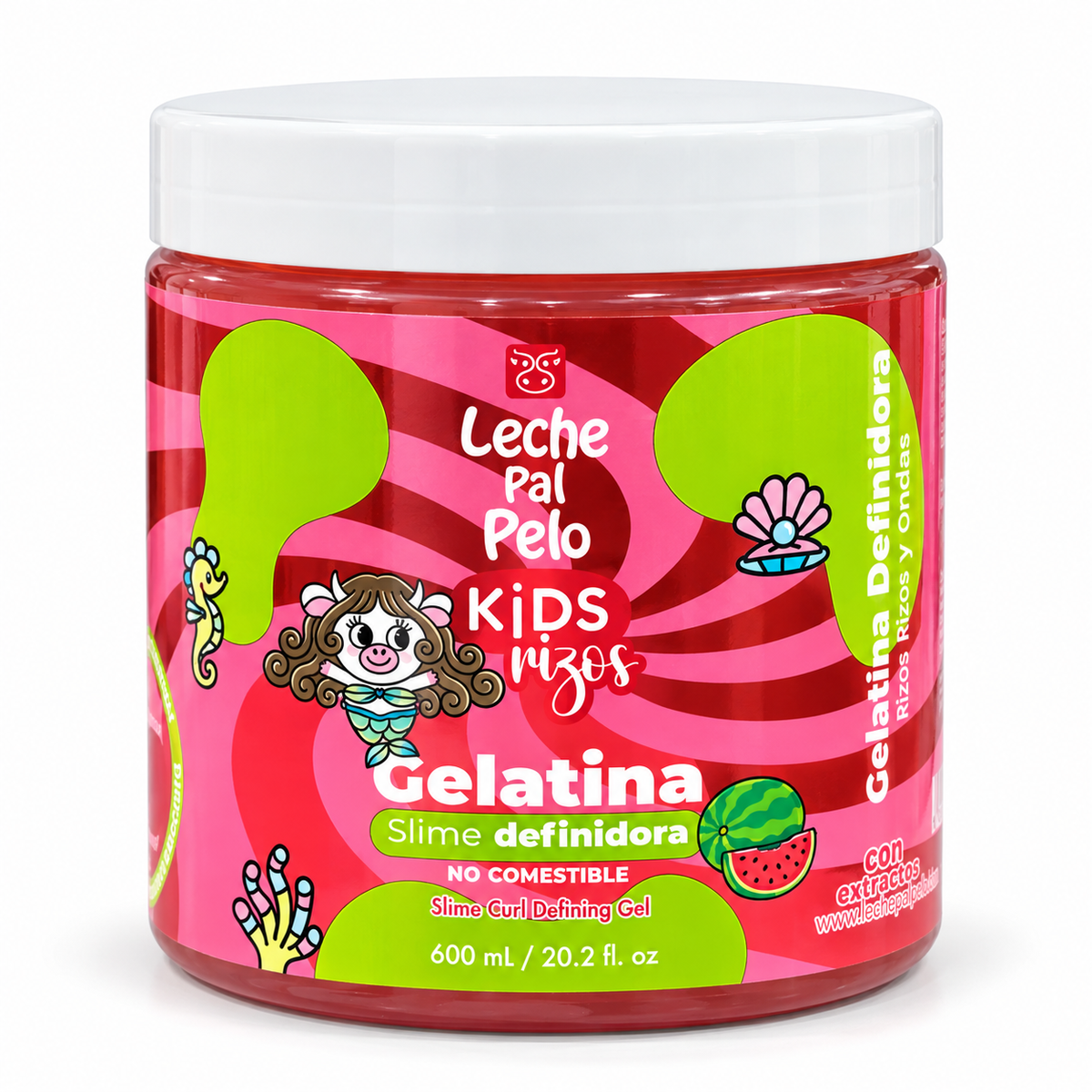 Gelatina Slime Definidora kids 600ml Leche Pal Pelo