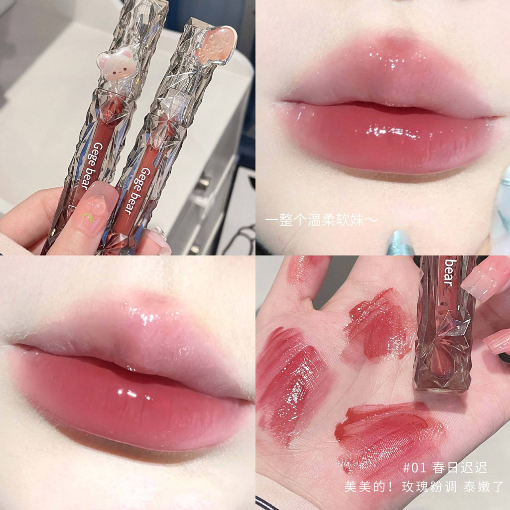 Gloss Con Color Empaque Tornasol Gege Bear
