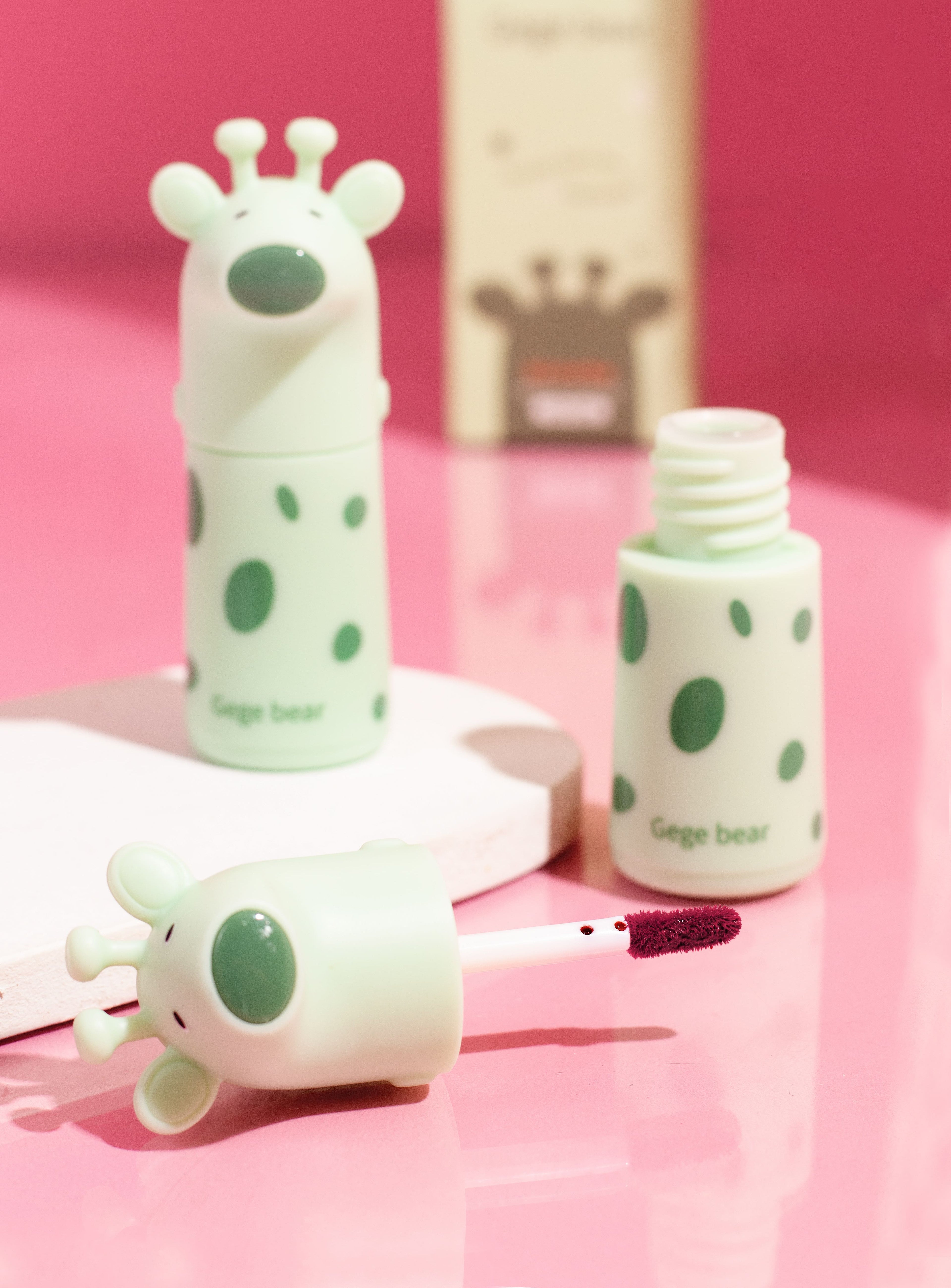 Lip Gloss Con Color Jirafa Gege Bear