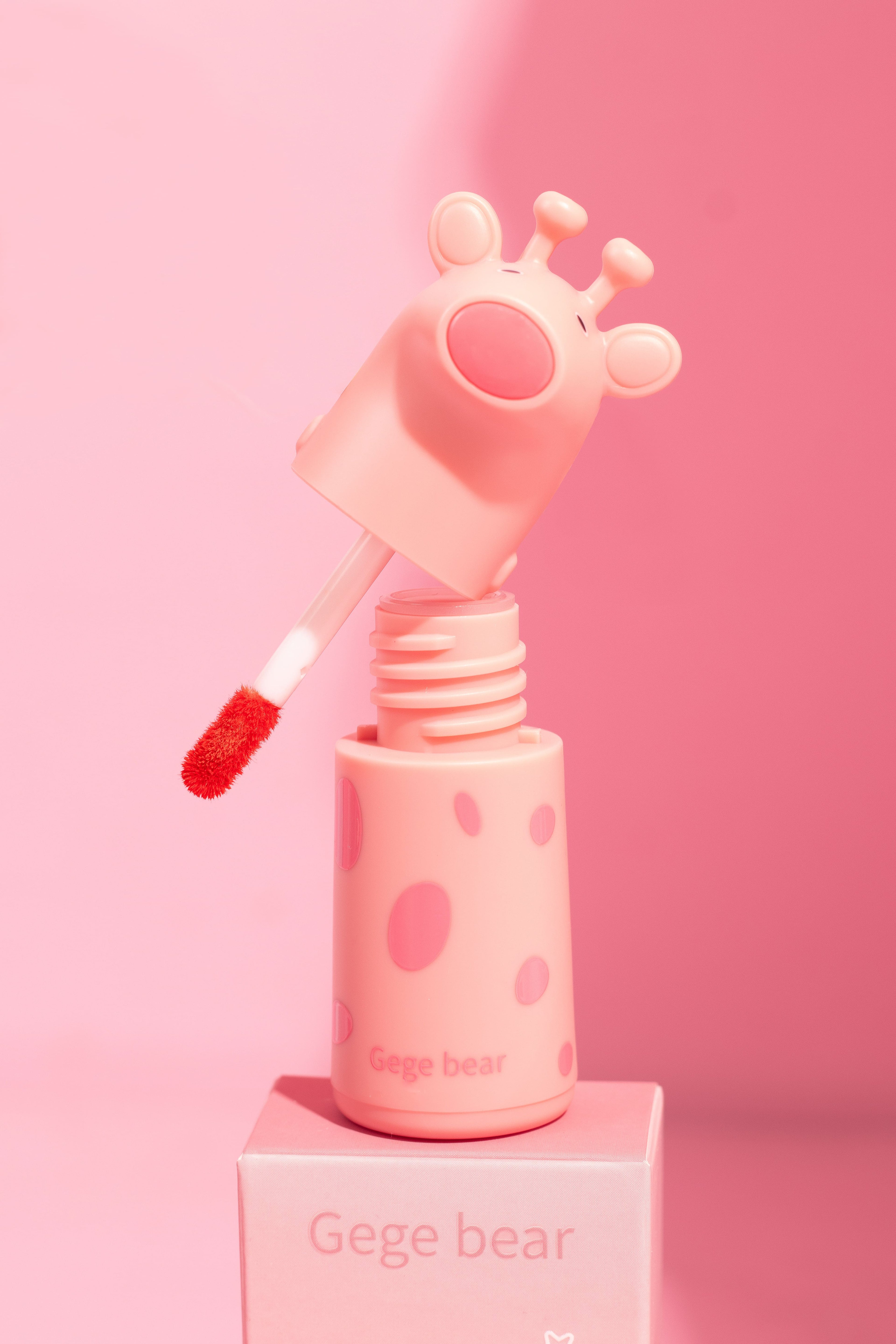 Lip Gloss Con Color Jirafa Gege Bear