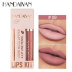 Kit Làpiz Delineador Labios + Labial Lìquido Matte HANDAIYAN