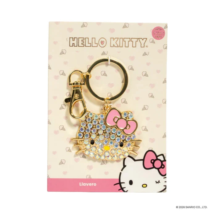Llavero Dorado Hello Kitty