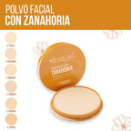 Polvo Facial Con Zanahoria para piel Mixta o Seca Raquel