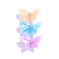 Mini Pinza Para Cabello Mariposa x3