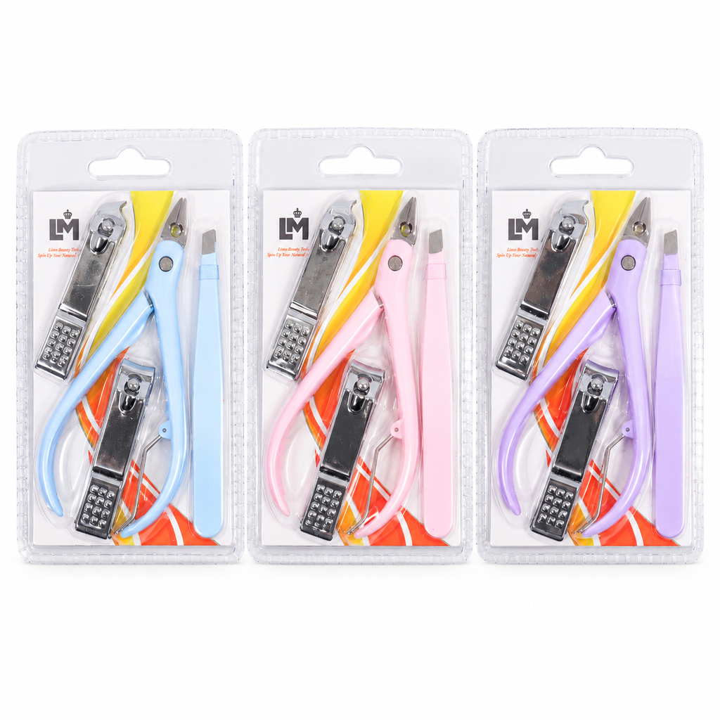 KIT DE MANICURE Y PEDICURE 4 PIEZAS
