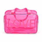 COSMETIQUERA TRANSPARENTE LOVE XL