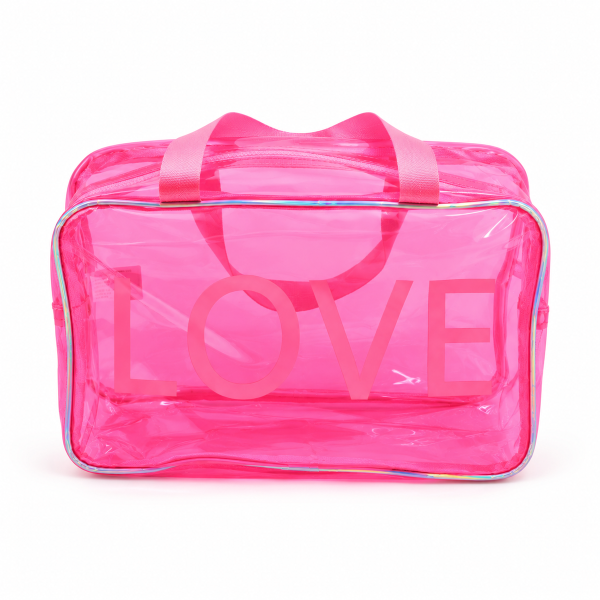 COSMETIQUERA TRANSPARENTE LOVE XL