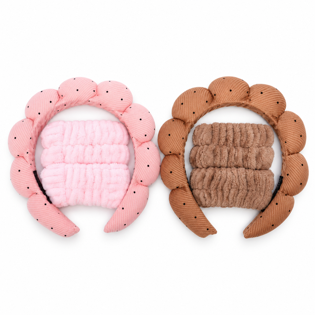 KIT SPA DIADEMA ACOLCHADA + MUÑEQUERAS
