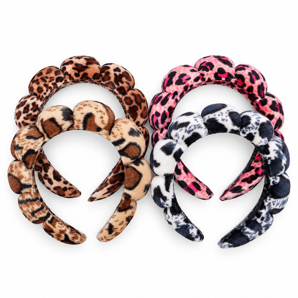 DIADEMA ACOLCHADA ESTAMPADO ANIMAL PRINT