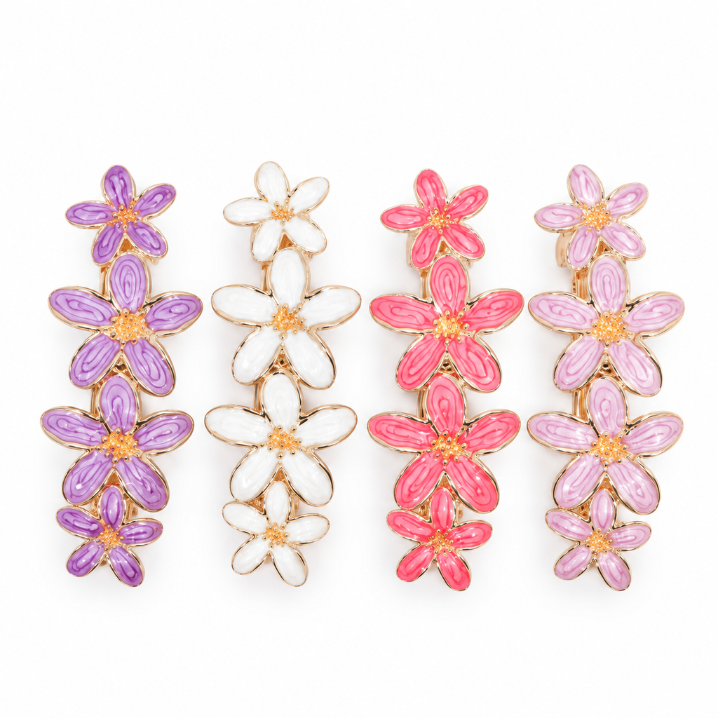 PINZA PARA CABELLO CASCADA DE FLORES