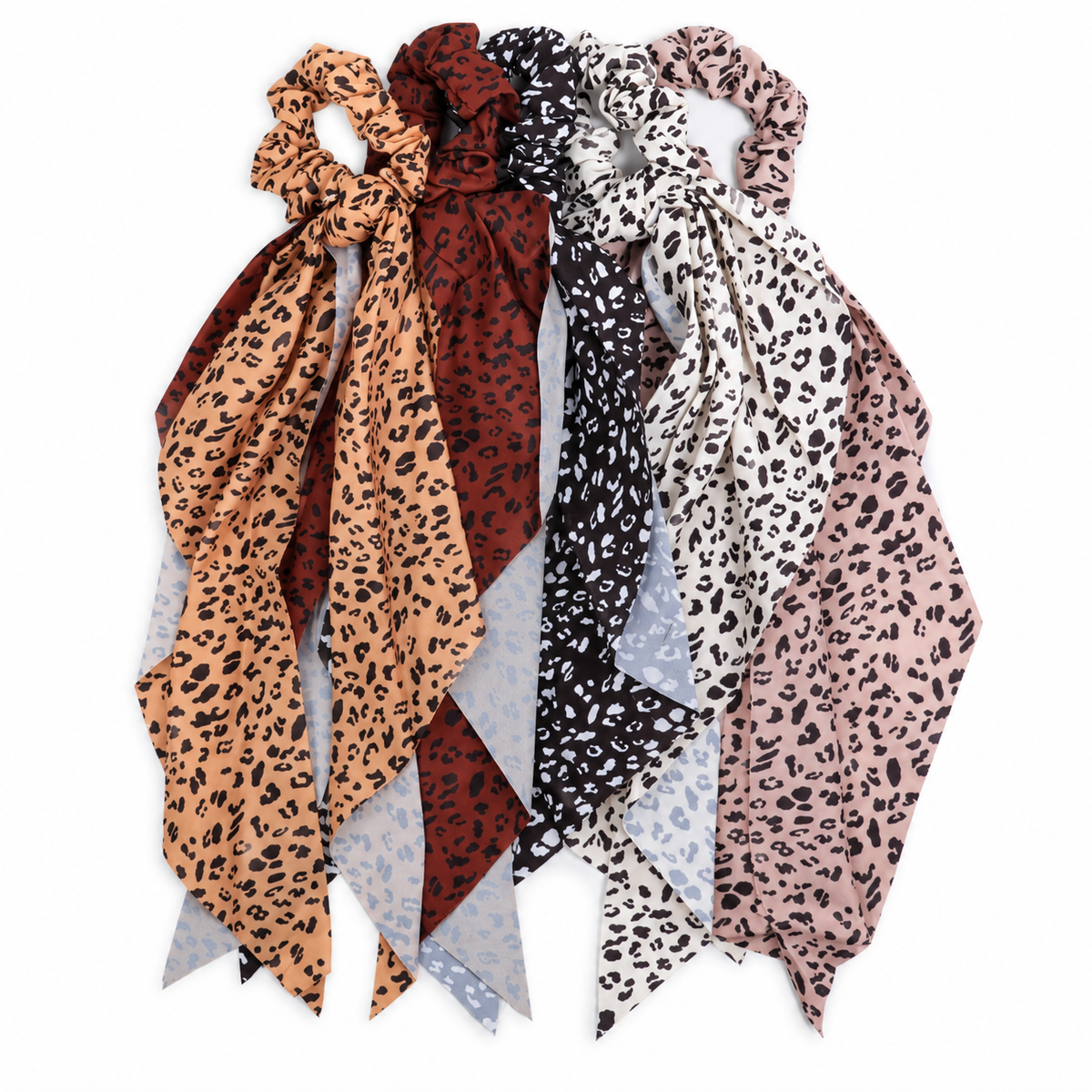 MOÑO PARA CABELLO ESTAMPADO ANIMAL PRINT