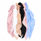 MOÑO PARA CABELLO SATÍN ESTAMPADO LISO