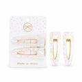 SET X2 PINZAS PERLADAS