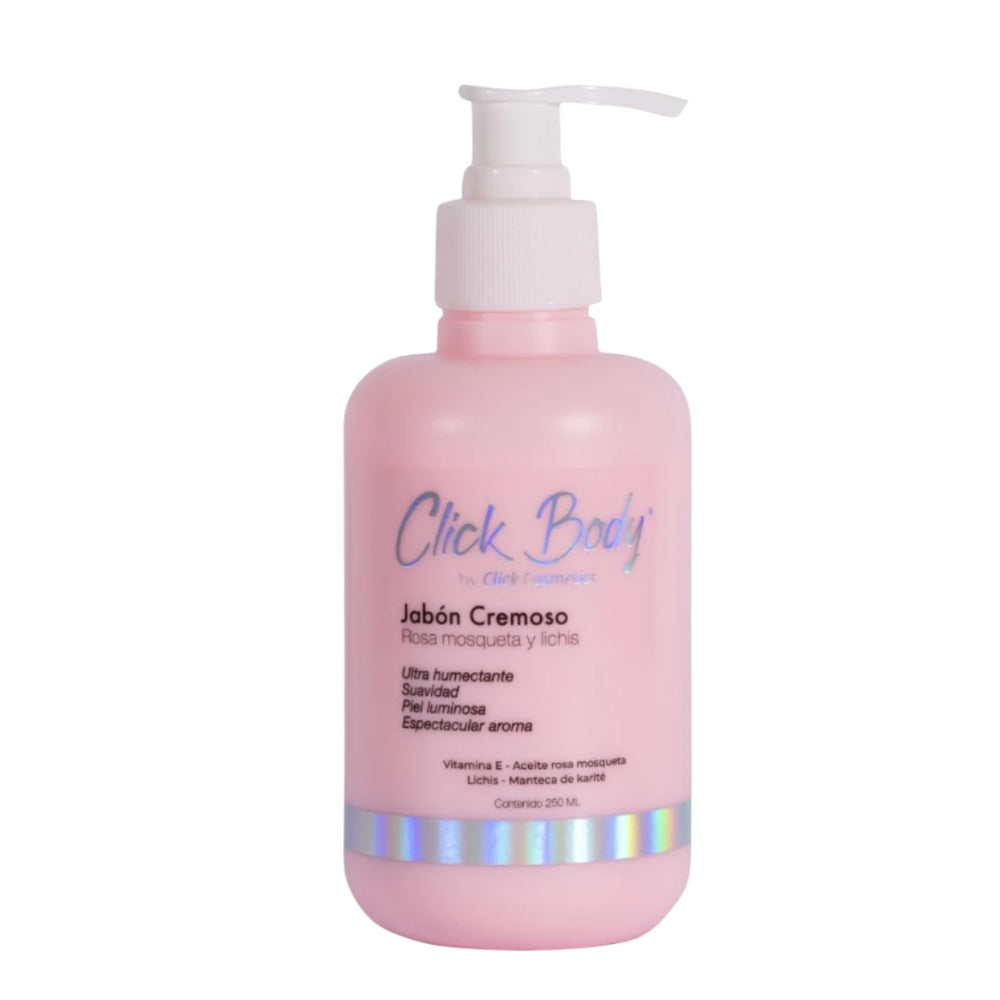 Jabón Cremoso Rosa Mosqueta Click Hair *250ML