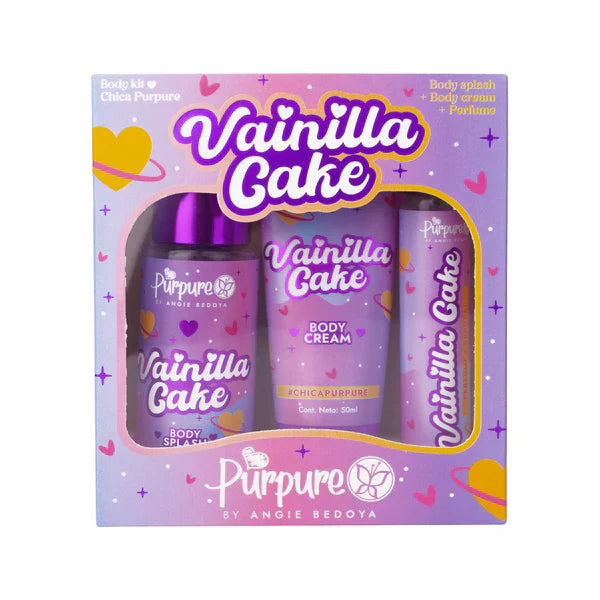 Kit Corporal Vainilla Cake Purpure X3 Productos