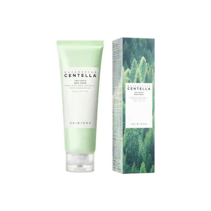 Limpiador Tea Trica BHA Foam Madagascar Centella 125ML Skin1004