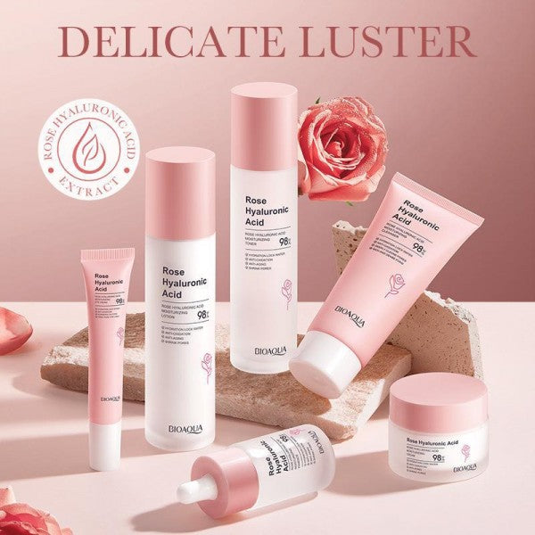 Kit Rosas Acido Hialurónico X6 Productos Bioaqua.