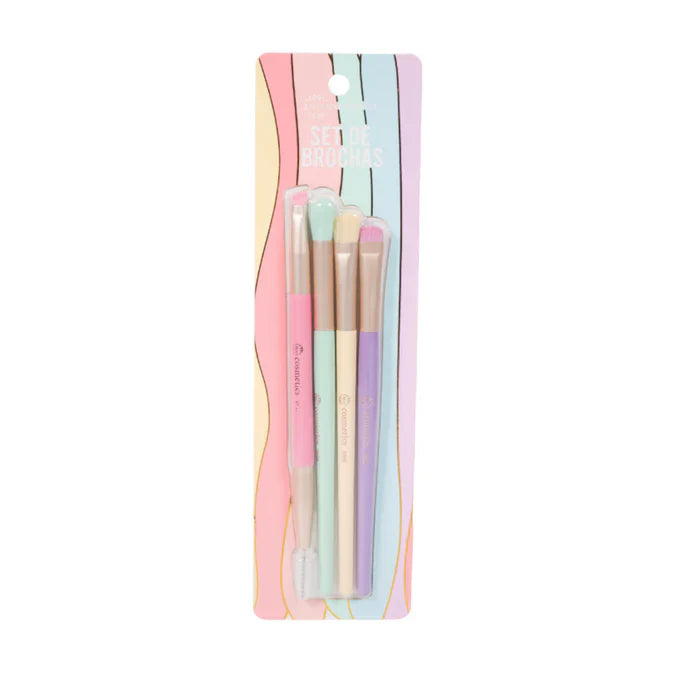 Set De Brochas Para Ojos Miis Cosmetics