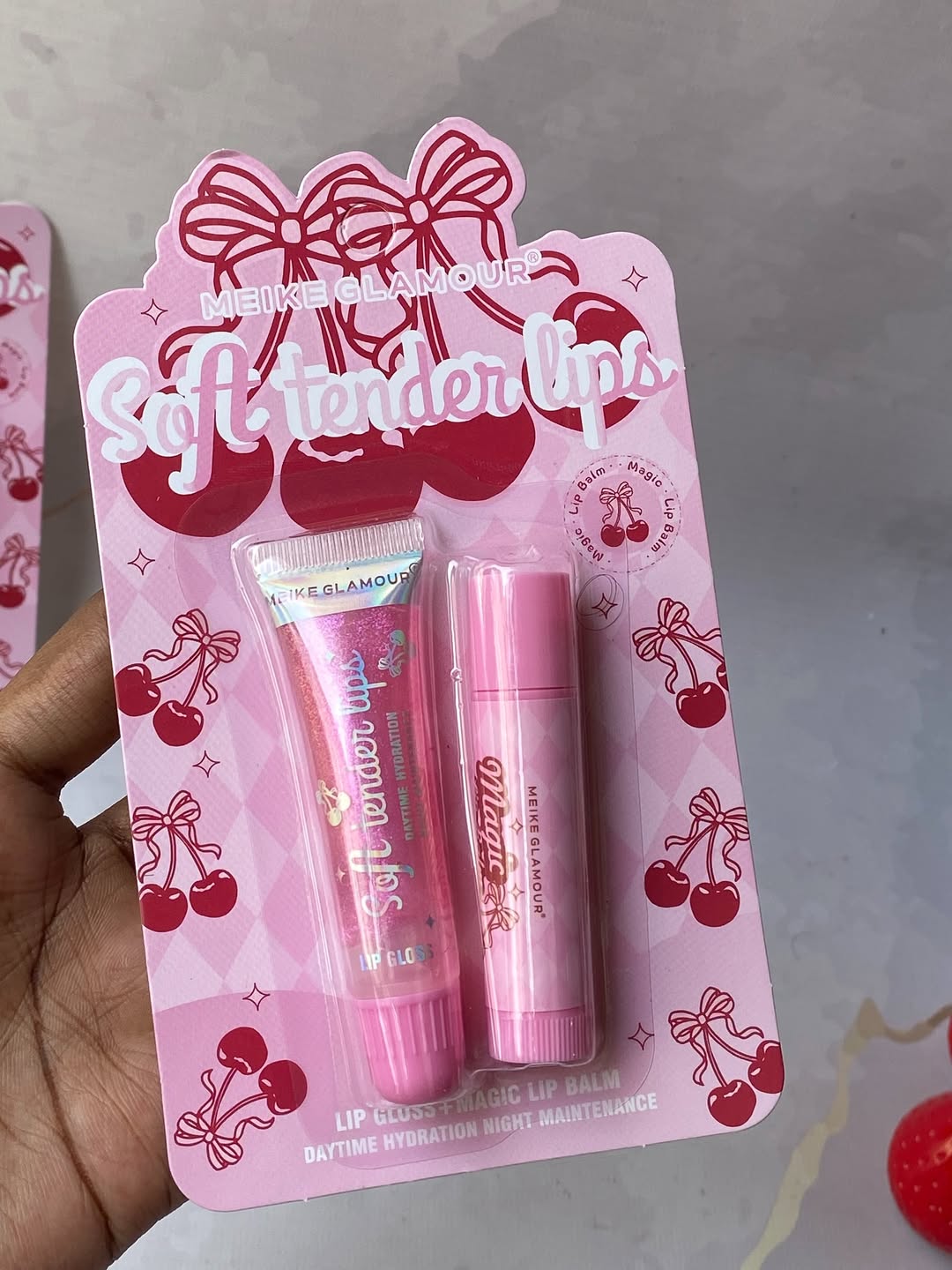 Lip Gloss + Magic Lip Balm Meike Glamour