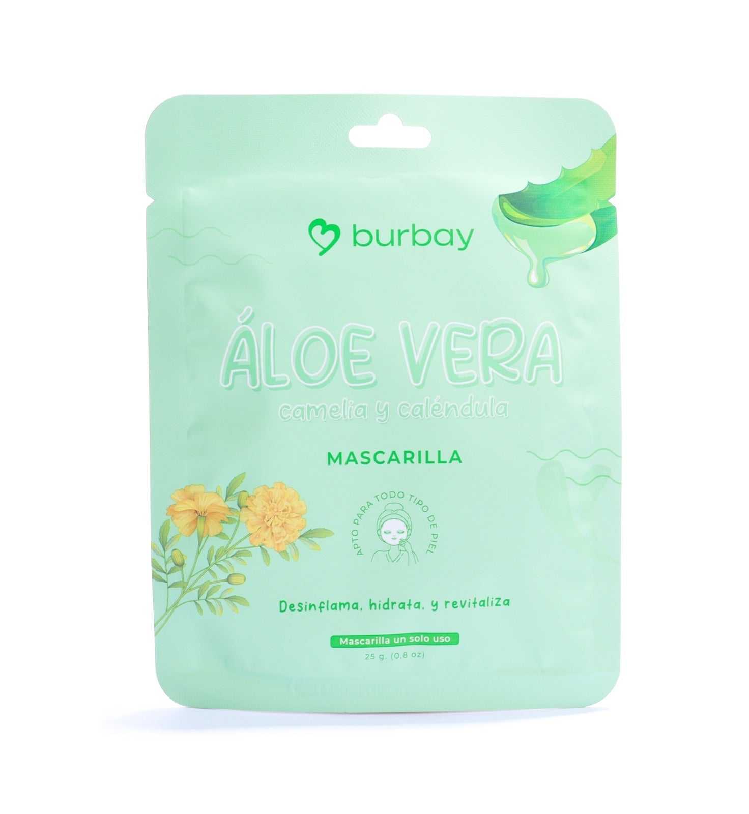 Mascarilla En Velo Burbay Aloe Vera  25gr