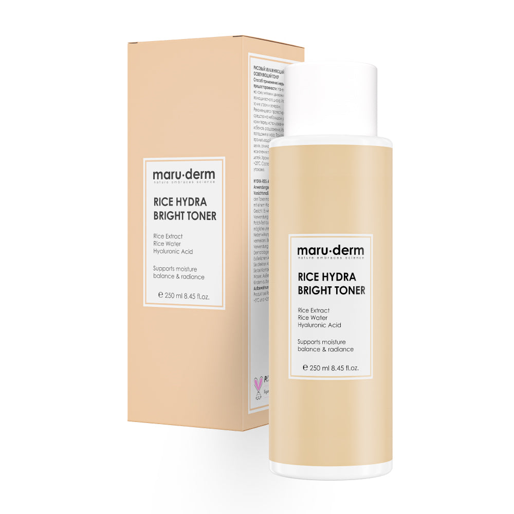 Tonico Hidratante Iluminador De Arroz Maru-Derm 250ML