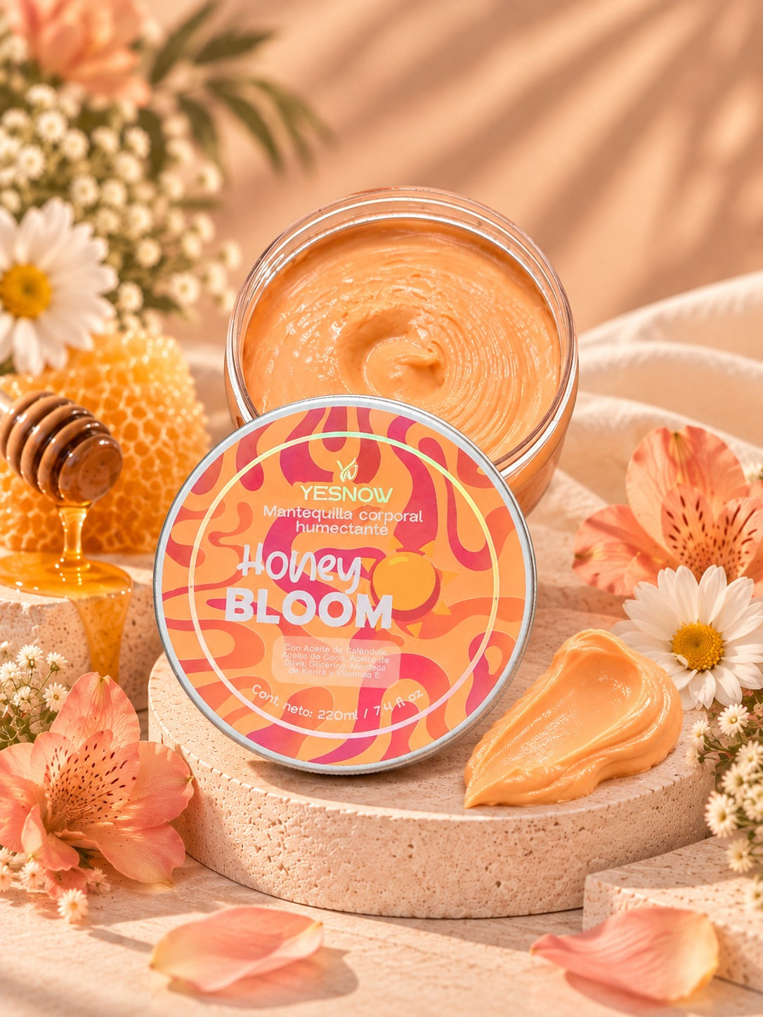 Mantequilla Corporal Yesnow Honey Bloom 220ml