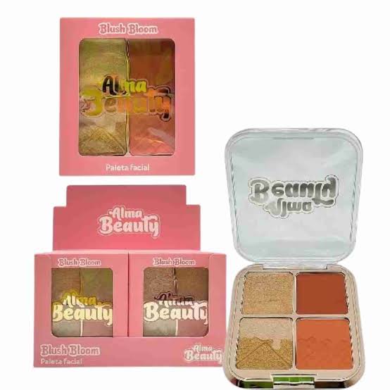 Cuarteto Rubores E Iluminadores Alma Beauty