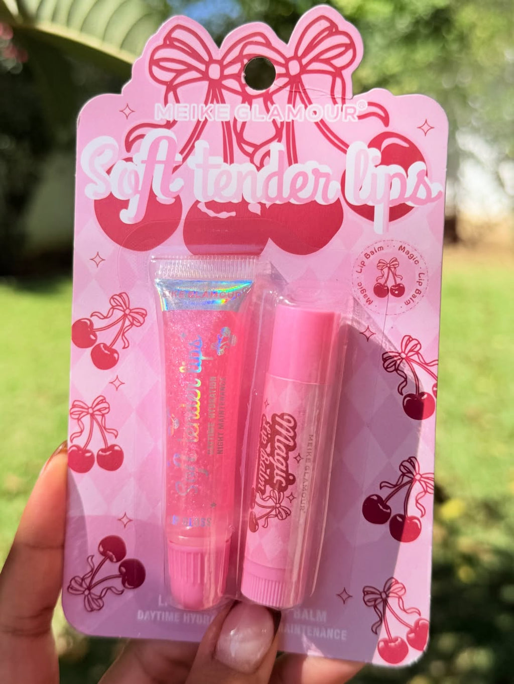 Lip Gloss + Magic Lip Balm Meike Glamour